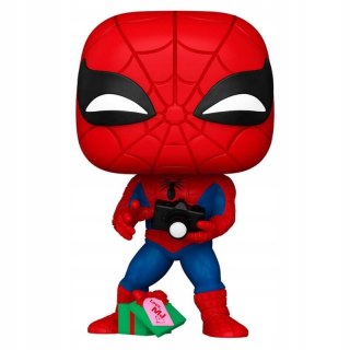 Marvel POP! Vinyl Figure Holiday Spiderman w/Open gift 1441