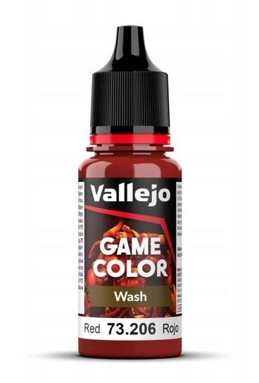 VALLEJO Game Color Wash - 73206 Red 18ml
