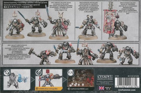 Warhammer 40000 Grey Knights Brotherhood Terminator Squad Games Workshop