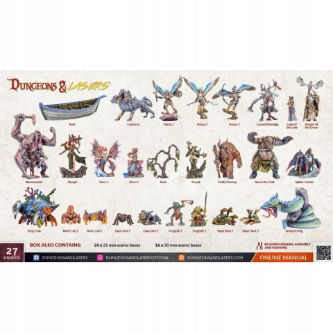 Fantasy Miniatures Set - gry bitewne RPG planszowe