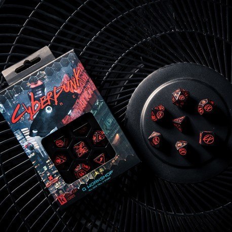 Q-Workshop Kości Cyberpunk Red
