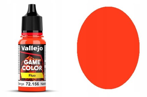 VALLEJO GAME COLOR - 72156 Fluorescent Orange 18ml