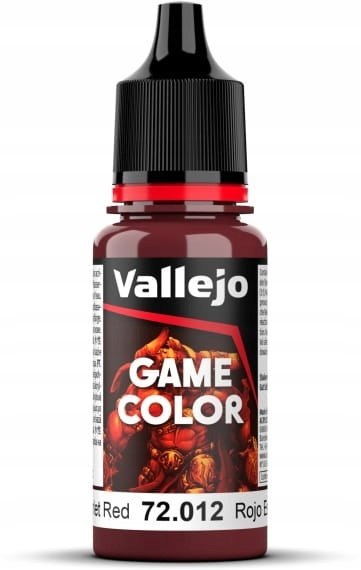 VALLEJO Game Color - 72012 Scarlet Red 18ml