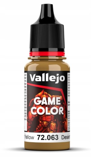 VALLEJO Game Color - 72063 Desert Yellow 18ml