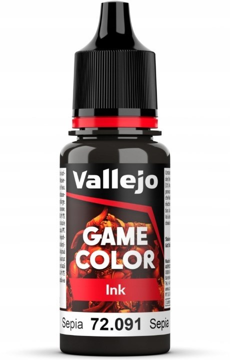 VALLEJO Game Color - 72091 Ink Sepia 18ml