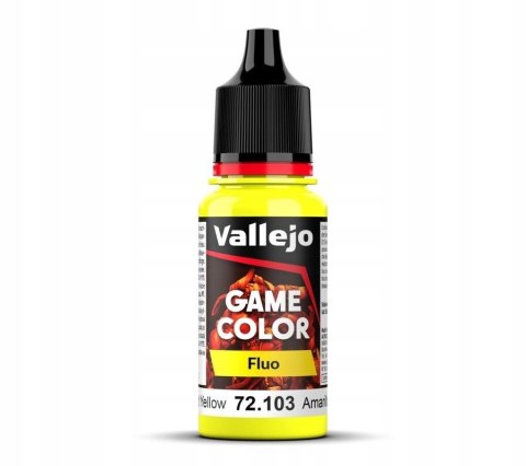 VALLEJO Game Color - 72103 Fluo Fluorescent Yellow 18ml