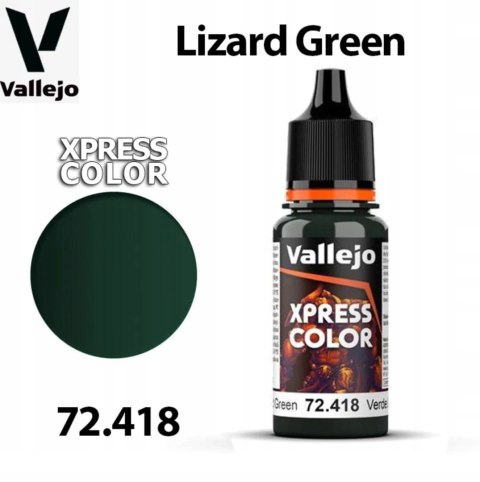 VALLEJO Xpress Color - 72418 Lizard Green 18ml