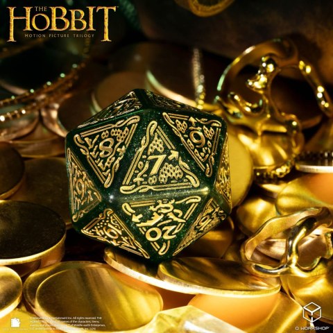 Hobbit Spindown K20 - Kość TCG Jumbo: Verdant
