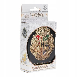 Karty do Gry Harry Potter w Puszce z Logo Hogwartu