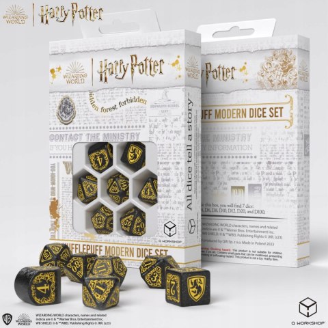 Q-WORKSHOP Zestaw Kości Harry Potter: Hufflepuff