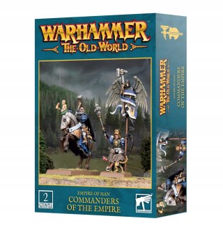 WARHAMMER OLD WORLD - EMPIRE OF MAN COMMANDERS OF THE EMPIRE