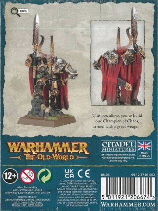 WARHAMMER - WARRIORS OF CHAOS CHAMPION OF CHAOS