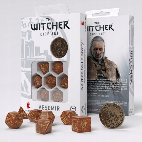 Zestaw kości RPG Wiedźmin - Wiedźmiński Mędrzec