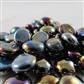 Chessex Gaming Glass Stones in Tube - Iridized Opal Black (40