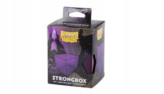 Dragon Shield Strongbox Clear Purple/83.5x106x75.5mm/100+ Card Deck Box