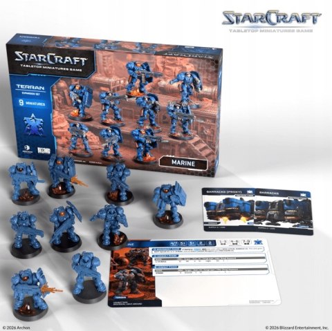 Gra planszowa Starcraft - Marine - Terran - Expansion Set Archon Studio