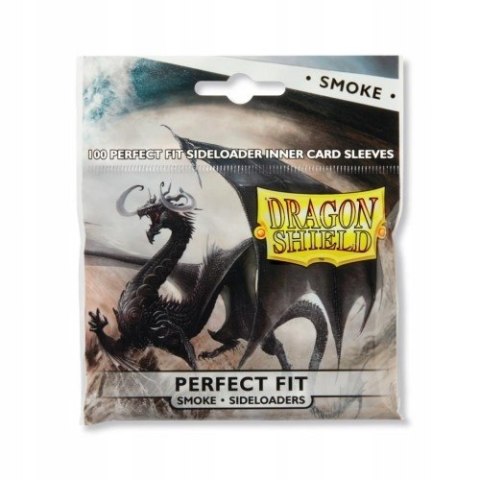 Koszulki na karty Dragon Shield Perfect Fit Smoke Sideloaders 100 szt.
