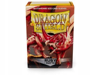 Koszulki na karty Dragon Shield Ruby Matte