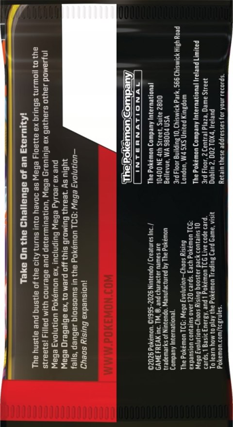 POKÉMON TCG: MEGA EVOLUTION - CHAOS RISING - BOOSTER