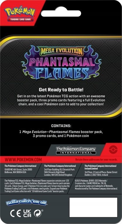 Pokémon TCG:ME Phantasmal Flames - Premium Blister