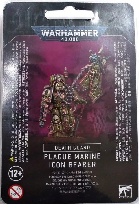 Warhammer 40000 Plague Marine Icon Bearer Games Workshop