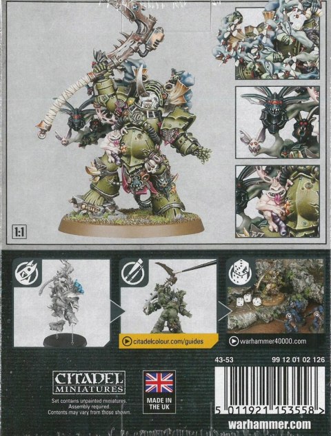 Warhammer 40000 Typhus Herald of the Plague God Death Guard Games Workshop