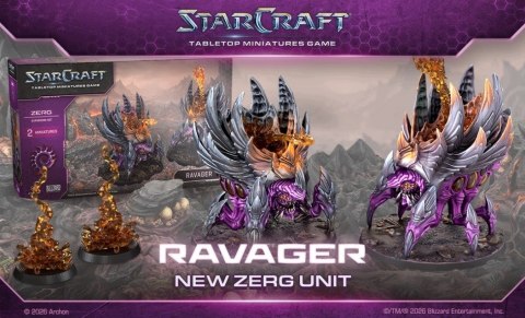 Gra planszowa Starcraft TMG - Zerg Ravager - Archon Studio