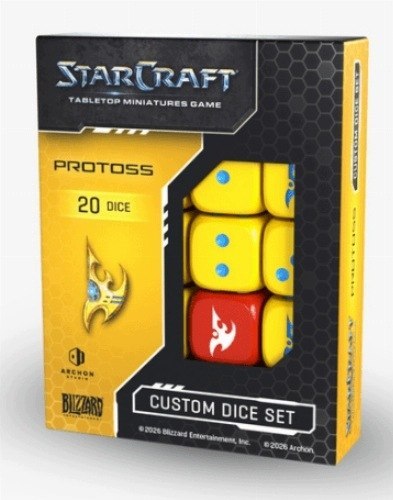 Starcraft TMG - Protoss Custom Dice Set - PRZEDSPRZEDAŻ