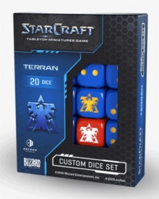 Starcraft TMG - Terran Custom Dice Set - PRZEDSPRZEDAŻ
